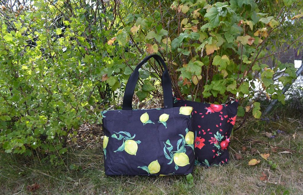Say Yes to Summer with Fruit Print Fabric Bags